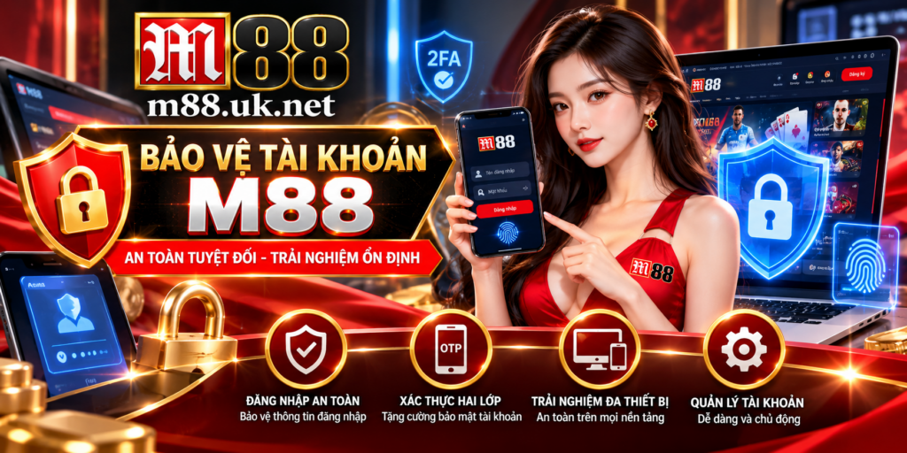 Bảo vệ tài khoản M88 trên điện thoại và máy tính