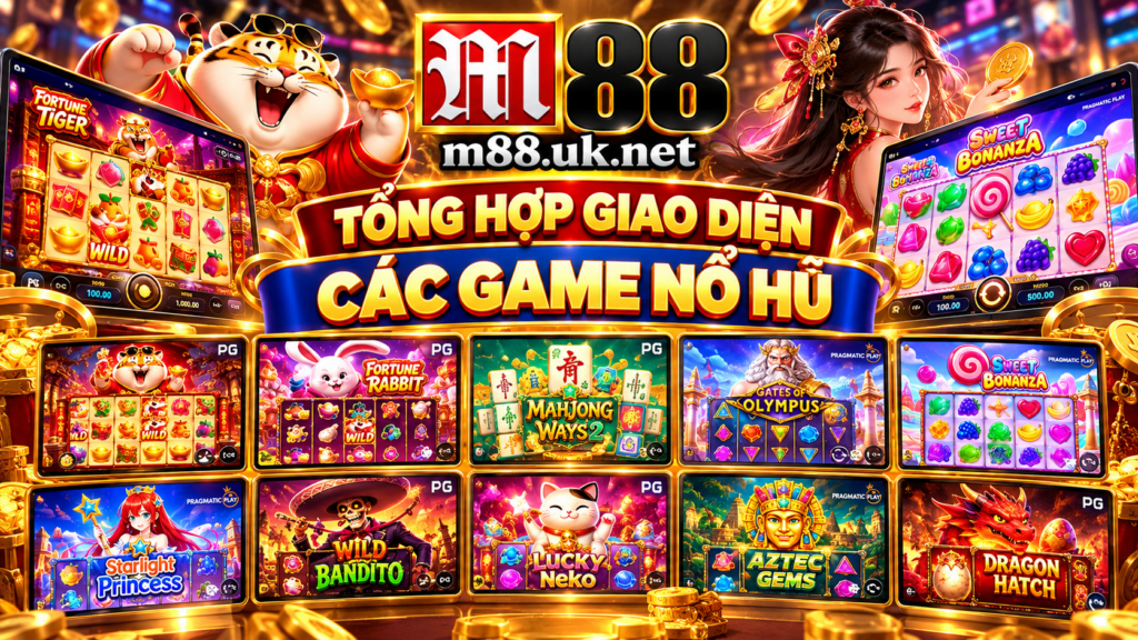 Tổng hợp giao diện các game nổ hũ