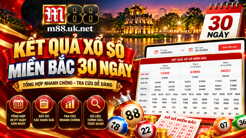 Tổng quan Kết Quả Xổ Số Miền Bắc 30 Ngày