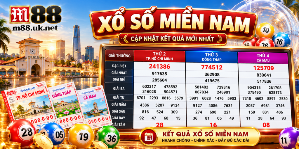 Tổng quan bảng kết quả Xổ Số Miền Nam